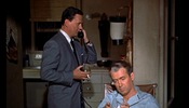 Rear Window (1954)James Stewart, Wendell Corey and alcohol